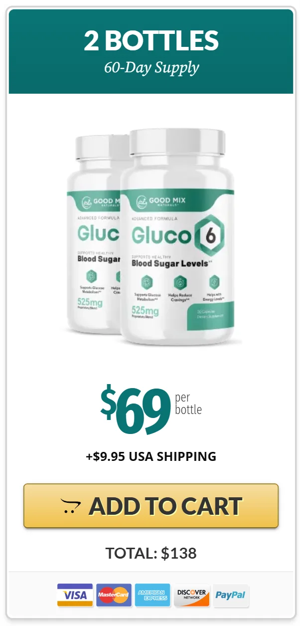 buy Gluco6 1 bottle now